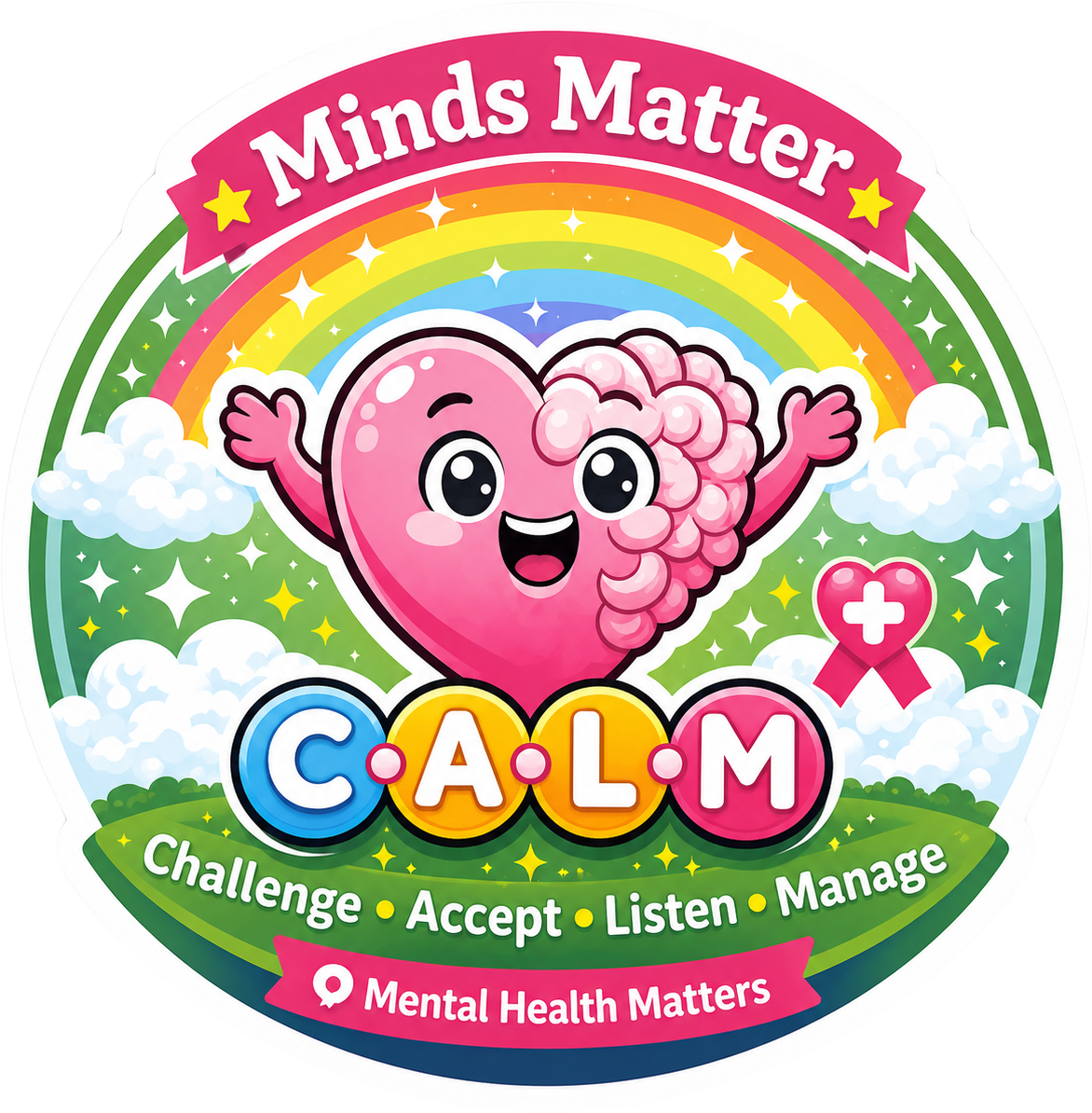 CALM Sticker