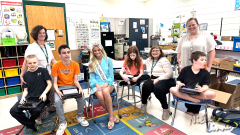 Miss Louisa County Reads To Students